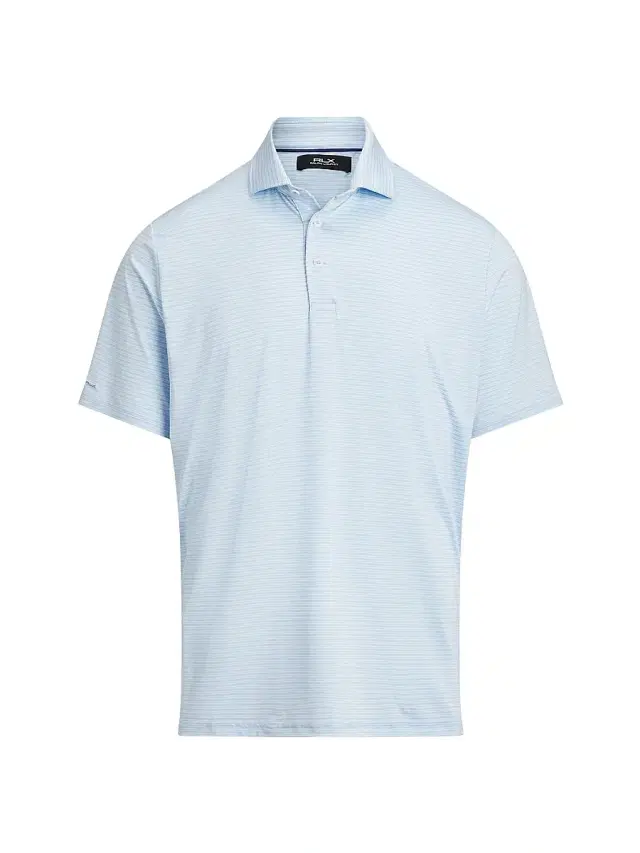 Polo Ralph Lauren Men's Featherweight Airflow Performance Polo Shirt - Office Blue Ceramic White