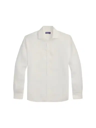 Ralph Lauren Purple Label Men's Linen Shirt - Optic White - Size XXL | Thumbnail 1 Ralph Lauren Purple Label Men's Linen Shirt - Optic White - Size XXL | Thumbnail 1