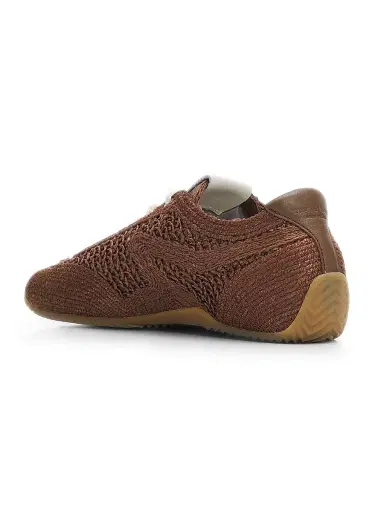 rag & bone Women's Retro Runner Ultra Slim Sneakers - Java Raffia - Size 11 | Thumbnail 3