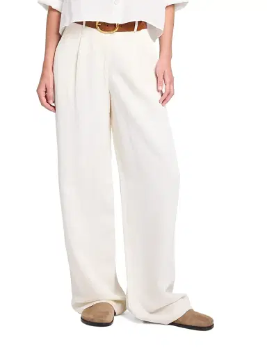TWP Women's Hudson St. Linen-Blend Pants - Bone - Size 12 | Thumbnail 3 TWP Women's Hudson St. Linen-Blend Pants - Bone - Size 12 | Thumbnail 3