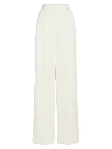 TWP Women's Hudson St. Linen-Blend Pants - Bone - Size 12 | Thumbnail 1 TWP Women's Hudson St. Linen-Blend Pants - Bone - Size 12 | Thumbnail 1