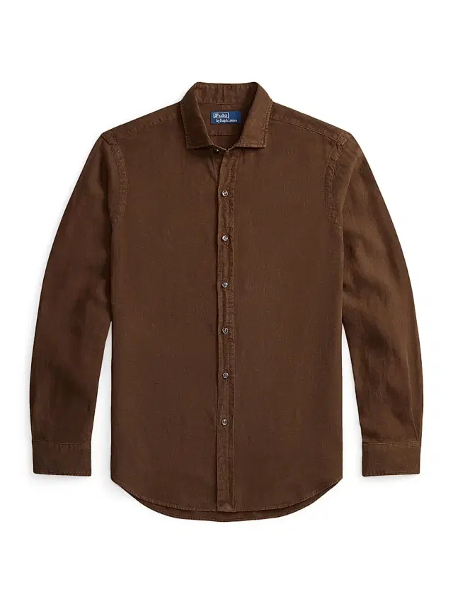 Polo Ralph Lauren Men's Slub Linen Button-Front Shirt - Dark Beech