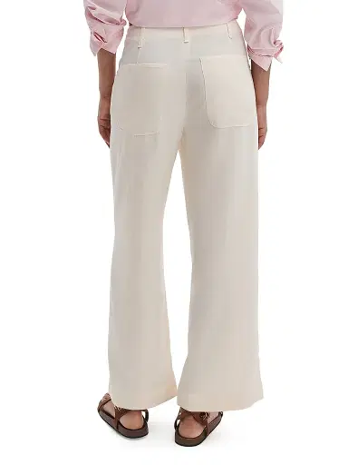 rag & bone Women's Allison Linen-Blend Pants - | Thumbnail 4