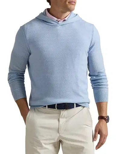 RLX Ralph Lauren Men's Cashmere Knit Hoodie | Thumbnail 3 RLX Ralph Lauren Men's Cashmere Knit Hoodie | Thumbnail 3