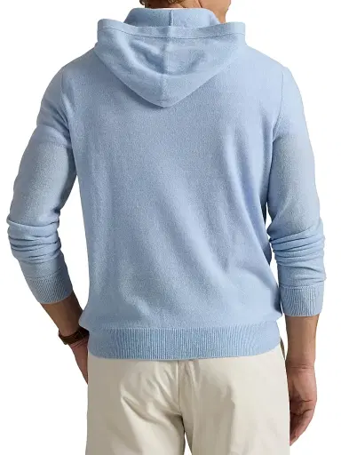 RLX Ralph Lauren Men's Cashmere Knit Hoodie | Thumbnail 4 RLX Ralph Lauren Men's Cashmere Knit Hoodie | Thumbnail 4