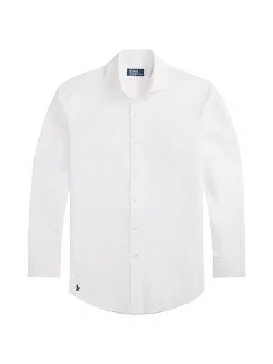 Polo Ralph Lauren Men's Logo Cotton Long-Sleeve Shirt - White - Size XXL | Thumbnail 1