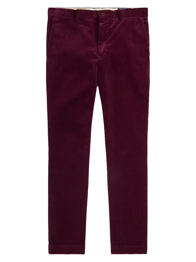 Polo Ralph Lauren Men's Corduroy Straight-Leg Pants - Ruby