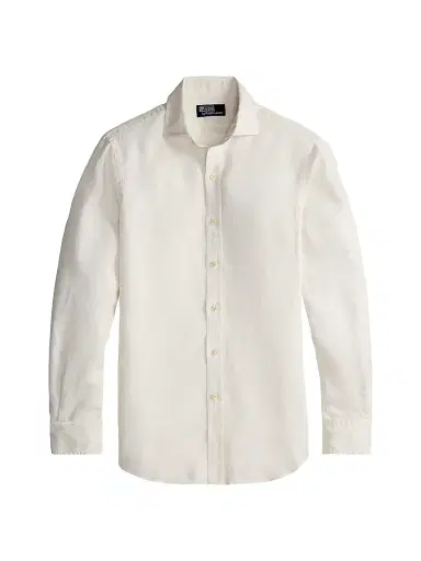 Polo Ralph Lauren Men's Slub Linen Button-Front Shirt - Deckwash White - Size XXL | Thumbnail 1
