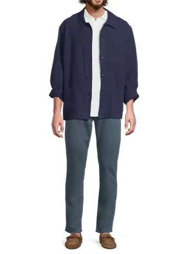 Polo Ralph Lauren Men's Linen Utility Jacket | Thumbnail 2 Polo Ralph Lauren Men's Linen Utility Jacket | Thumbnail 2