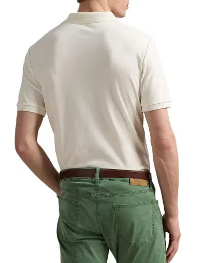 Polo Ralph Lauren Men's Classic Fit Cotton Polo Shirt - Pale Cream - Size XXL | Thumbnail 4 Polo Ralph Lauren Men's Classic Fit Cotton Polo Shirt - Pale Cream - Size XXL | Thumbnail 4