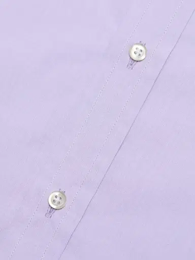 Ralph Lauren Purple Label Men's Solid Cotton Shirt - Lavender - Size 17 | Thumbnail 7