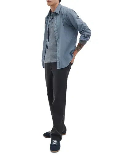 rag & bone Men's Tomlin Stretch Dobby Shirt - Salute | Thumbnail 2