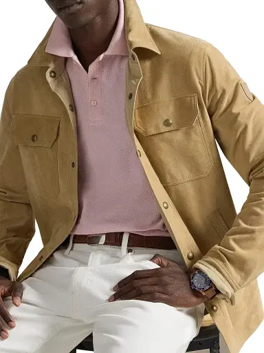 Polo Ralph Lauren Men's Honeycomb Cotton Polo Shirt - Bath Pink - Size XXL | Thumbnail 6 Polo Ralph Lauren Men's Honeycomb Cotton Polo Shirt - Bath Pink - Size XXL | Thumbnail 6