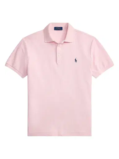 Polo Ralph Lauren Men's Honeycomb Cotton Polo Shirt - Bath Pink - Size XXL | Thumbnail 1 Polo Ralph Lauren Men's Honeycomb Cotton Polo Shirt - Bath Pink - Size XXL | Thumbnail 1