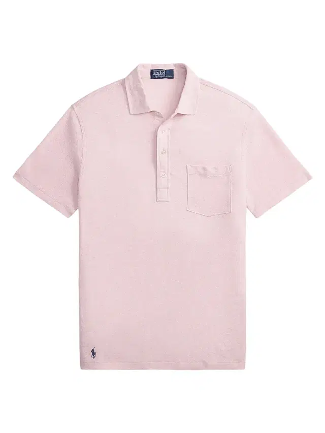 Polo Ralph Lauren Men's Short Sleeve Linen Pique Polo Shirt - Garden Pink