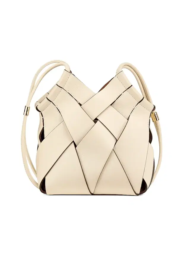 Ulla Johnson Women's Charlotte Woven Leather Crossbody Bag - Cowrie