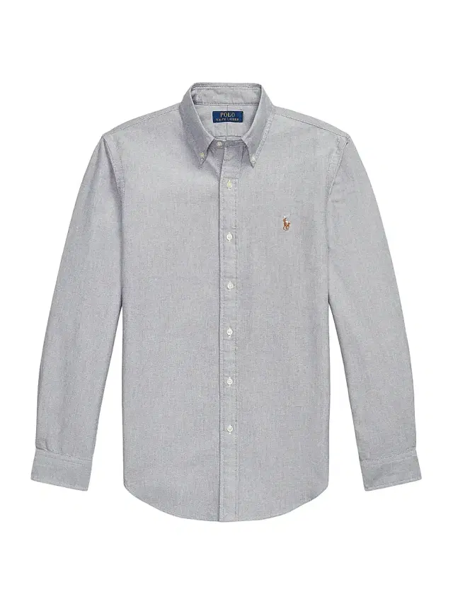Polo Ralph Lauren Men's Custom-Fit Gingham Cotton Oxford Shirt - Navy