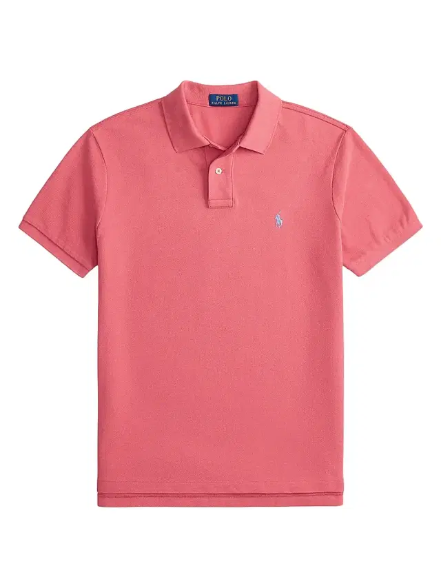 Polo Ralph Lauren Men's Basic Mesh Cotton Polo Shirt - Red Sky