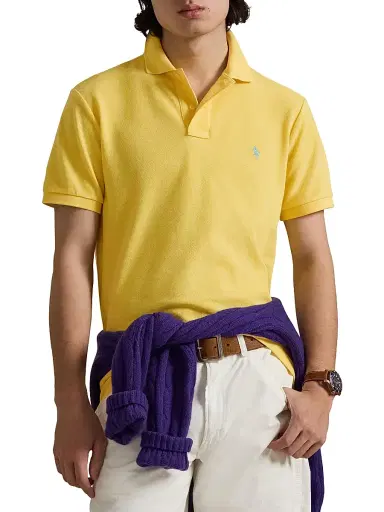 Polo Ralph Lauren Men's Logo Cotton Mesh Polo | Thumbnail 3 Polo Ralph Lauren Men's Logo Cotton Mesh Polo | Thumbnail 3