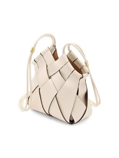 Ulla Johnson Women's Charlotte Woven-Leather Crossbody Bag - Cowrie | Thumbnail 2 Ulla Johnson Women's Charlotte Woven-Leather Crossbody Bag - Cowrie | Thumbnail 2