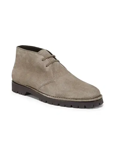 Vince Men's Jerome Chukka Suede Boots - Flint - Size 10 | Thumbnail 2 Vince Men's Jerome Chukka Suede Boots - Flint - Size 10 | Thumbnail 2