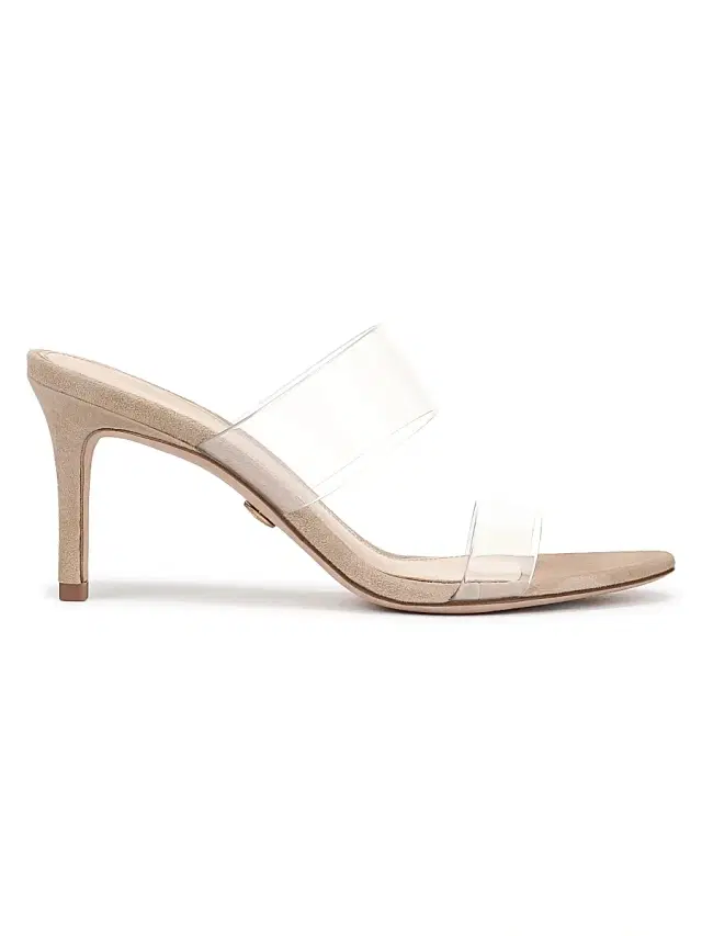 Veronica Beard Women's Asha 75MM Transparent Stiletto Sandals - Clear Sand