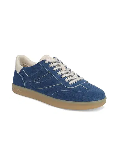Vince Women's Oasis Edge Paint Suede Low-Top Sneakers - Indigo Flax | Thumbnail 2 Vince Women's Oasis Edge Paint Suede Low-Top Sneakers - Indigo Flax | Thumbnail 2