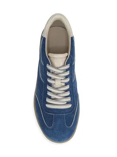 Vince Women's Oasis Edge Paint Suede Low-Top Sneakers - Indigo Flax | Thumbnail 4 Vince Women's Oasis Edge Paint Suede Low-Top Sneakers - Indigo Flax | Thumbnail 4