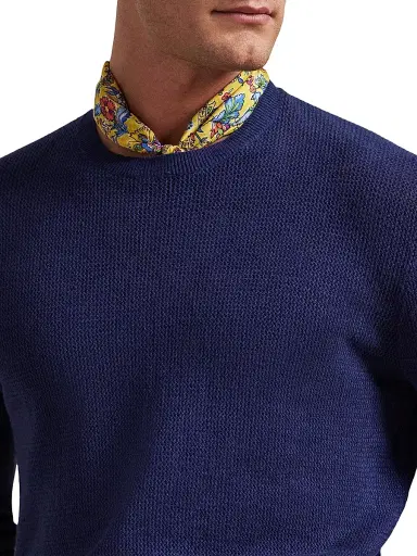Polo Ralph Lauren Men's Better Linen Open-Knit Sweater - New Classic Navy - Size XXL | Thumbnail 6 Polo Ralph Lauren Men's Better Linen Open-Knit Sweater - New Classic Navy - Size XXL | Thumbnail 6