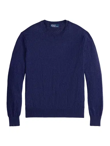 Polo Ralph Lauren Men's Better Linen Open-Knit Sweater - New Classic Navy - Size XXL | Thumbnail 1 Polo Ralph Lauren Men's Better Linen Open-Knit Sweater - New Classic Navy - Size XXL | Thumbnail 1