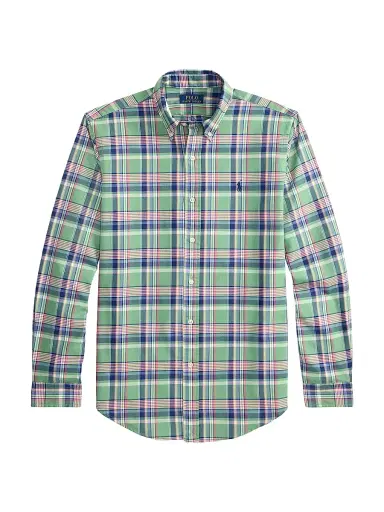 Polo Ralph Lauren Men's Classic Plaid Cotton Oxford Shirt | Thumbnail 1 Polo Ralph Lauren Men's Classic Plaid Cotton Oxford Shirt | Thumbnail 1