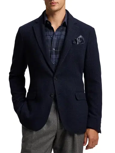 Ralph Lauren Purple Label Men's Hadley Hand-Tailored Cashmere Jacket - Navy | Thumbnail 3