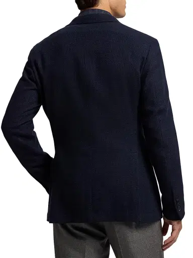 Ralph Lauren Purple Label Men's Hadley Hand-Tailored Cashmere Jacket - Navy | Thumbnail 5