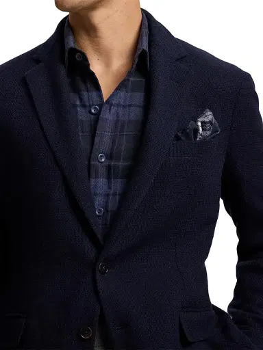 Ralph Lauren Purple Label Men's Hadley Hand-Tailored Cashmere Jacket - Navy | Thumbnail 6