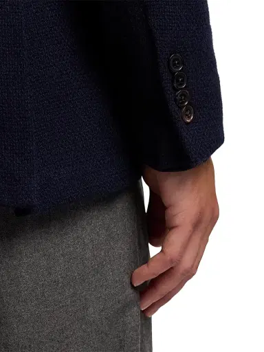 Ralph Lauren Purple Label Men's Hadley Hand-Tailored Cashmere Jacket - Navy | Thumbnail 7