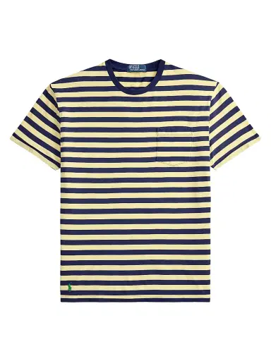 Polo Ralph Lauren Men's Striped Crewneck T-Shirt - Resort Gold Dark Cobalt | Thumbnail 1