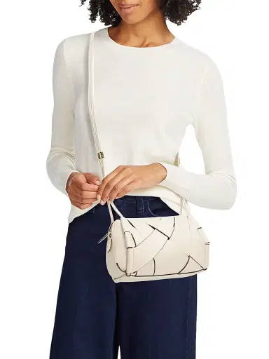 Ulla Johnson Women's Charlotte Woven Leather Camera Bag - Cowrie | Thumbnail 2