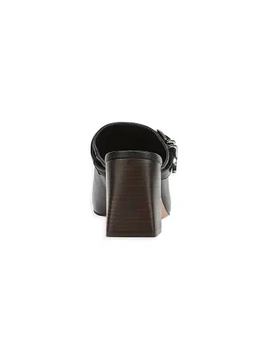 Favorite Daughter Women's Cece 70MM Leather Mules - Black - Size 9 | Thumbnail 3