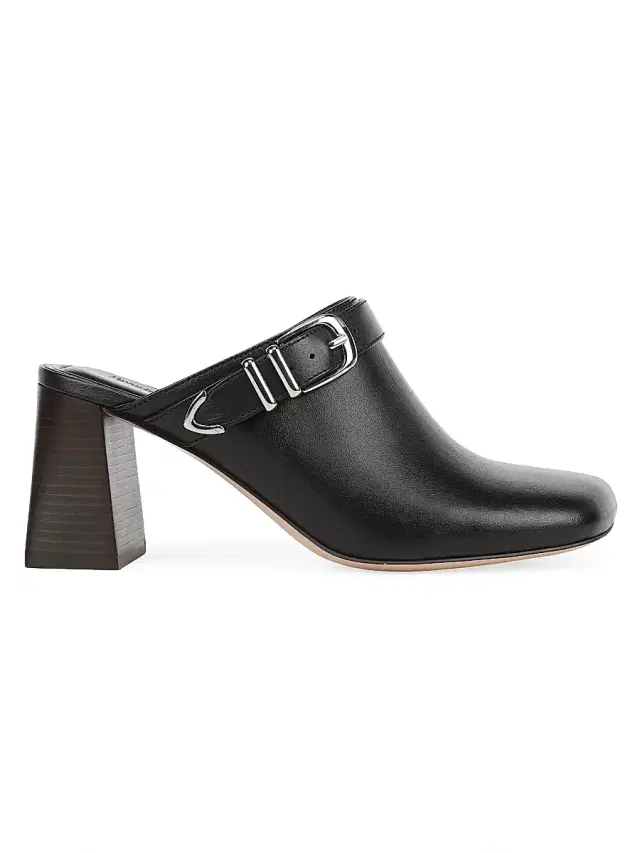 Favorite Daughter Women's Cece 70MM Leather Mules - Black