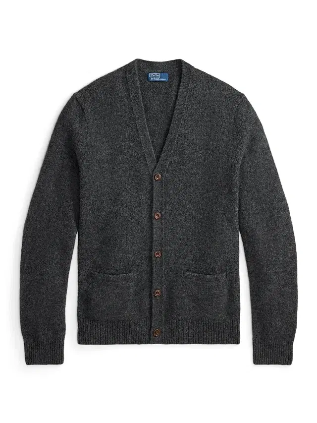 Polo Ralph Lauren Men's Wool-Alpaca-Blend Cardigan - Static Grey Heather