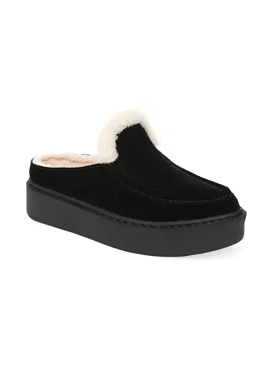 Favorite Daughter Women's Sunny Shearling Mules - Black - Size 11 | Thumbnail 2 Favorite Daughter Women's Sunny Shearling Mules - Black - Size 11 | Thumbnail 2