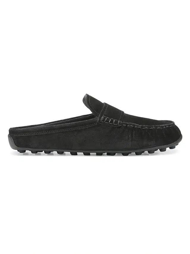 Vince Women's Berkley Driver Suede Mules - Black