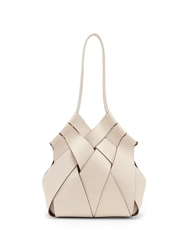 Ulla Johnson Women's Charlotte Woven Leather Shoulder Bag - Cowrie