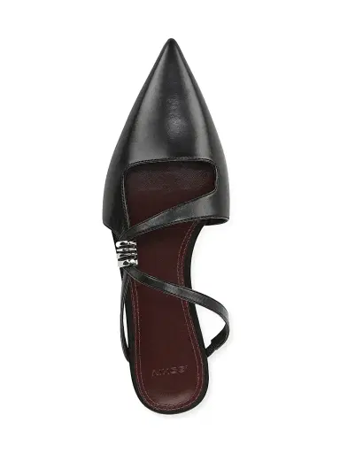 Vince Women's Gilia Hardware-Accent Leather Mules - Black - Size 9.5 | Thumbnail 4