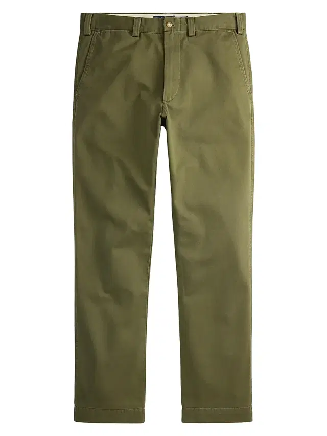 Polo Ralph Lauren Men's Salinger Cotton Twill Straight-Leg Pants - Outdoors Olive