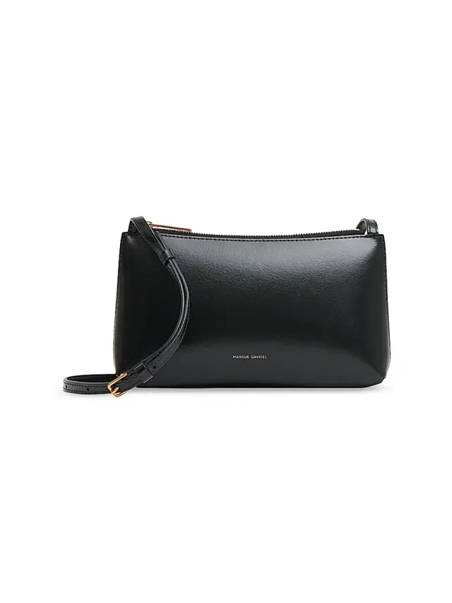 Mansur Gavriel Women's Mini Gaia Leather Crossbody Bag - Black Flamma