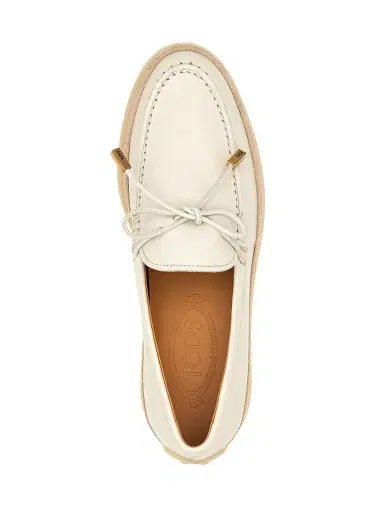 Tod's Women's Top Nabuk Moc-Toe Suede Loafers | Thumbnail 4 Tod's Women's Top Nabuk Moc-Toe Suede Loafers | Thumbnail 4