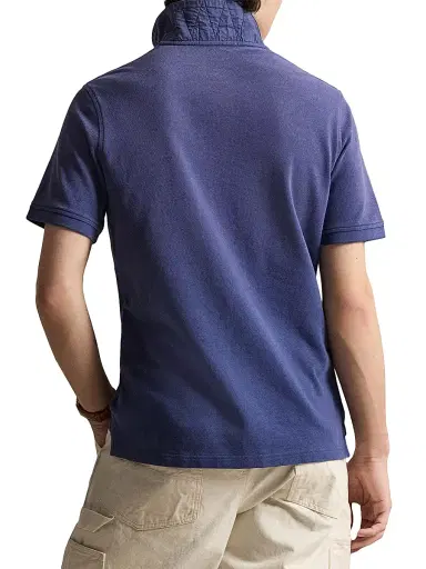 Polo Ralph Lauren Men's Artisan Cotton Mesh Polo Shirt | Thumbnail 4 Polo Ralph Lauren Men's Artisan Cotton Mesh Polo Shirt | Thumbnail 4