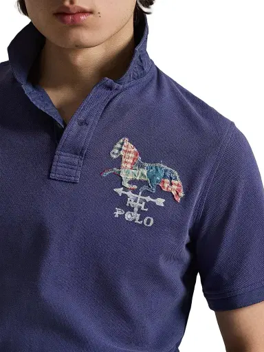 Polo Ralph Lauren Men's Artisan Cotton Mesh Polo Shirt | Thumbnail 5 Polo Ralph Lauren Men's Artisan Cotton Mesh Polo Shirt | Thumbnail 5