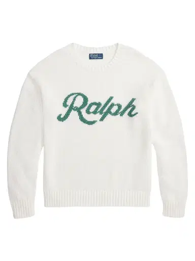 Polo Ralph Lauren Men's Logo Linen-Cotton Crewneck Sweater - Deckwash White Combo | Thumbnail 1 Polo Ralph Lauren Men's Logo Linen-Cotton Crewneck Sweater - Deckwash White Combo | Thumbnail 1